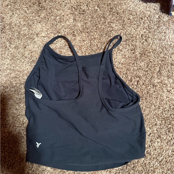 Old Navy Black Cropped High-Neck Tank Top - Picture 4 of 4